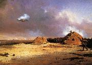 Conrad Wise Chapman Battery Simkins,Charleston,Feb 25.1864 Germany oil painting artist